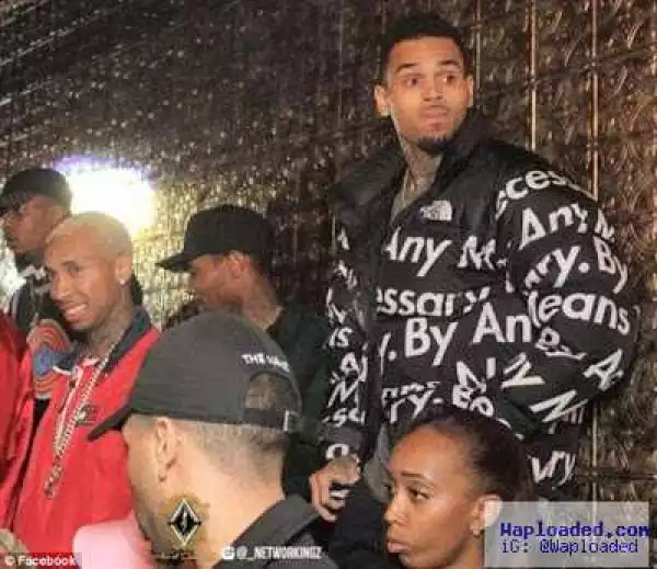 Chris Brown, Tyga, Scott Disick & James Harden Go Clubbing Together (Photos)